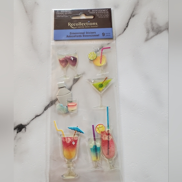 Scrapbook Stickers Lot Vacation, Get Away Summer Time - Picture 10 of 16